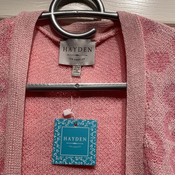 Pink Leopard Cardigan *fits like a medium/large* - Picture 5 of 11